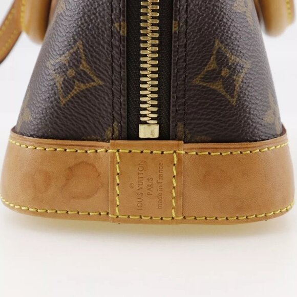 LOUIS VUITTON Alma BB Handbag 2WAYShoulder Brown Monogram canvas Women - Picture 7 of 12